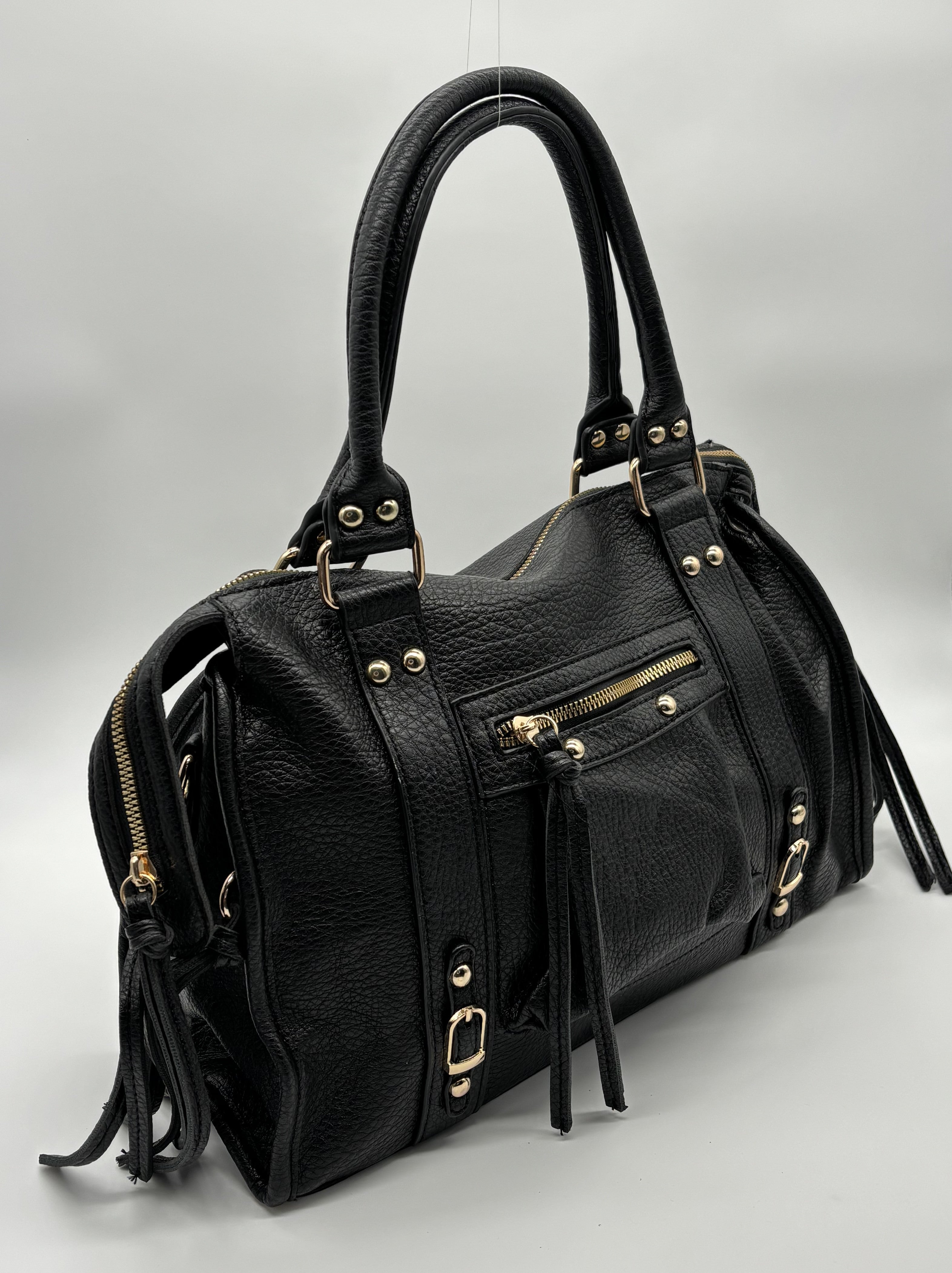 Sac California XL avec anse, frange et bandoulière