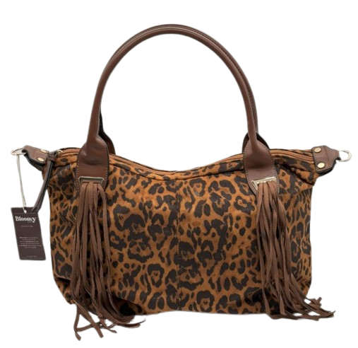 Sac de cours Bali avec motif léopard - anse et bandoulière inclus