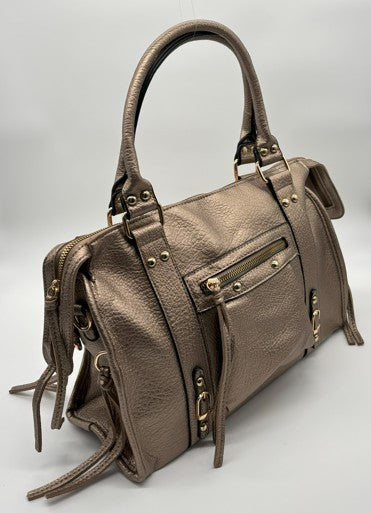 Sac California XL avec anse, frange et bandoulière
