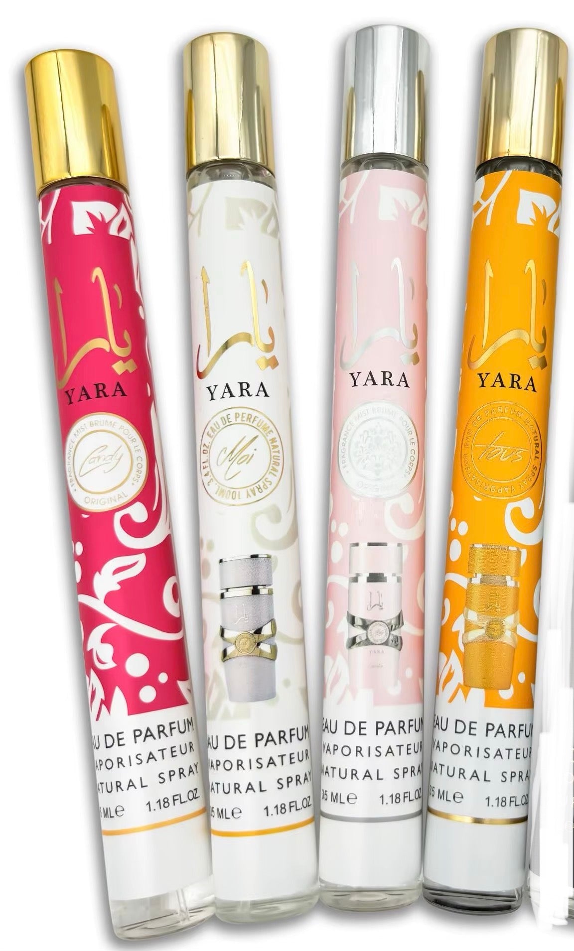 Caja de 4 perfumes Yara de 35 ml