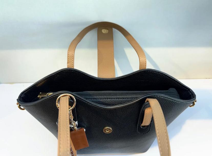 Sac à main Florence - bi color avec bandoulière Dimensions : 35 x 21 x 11 cm