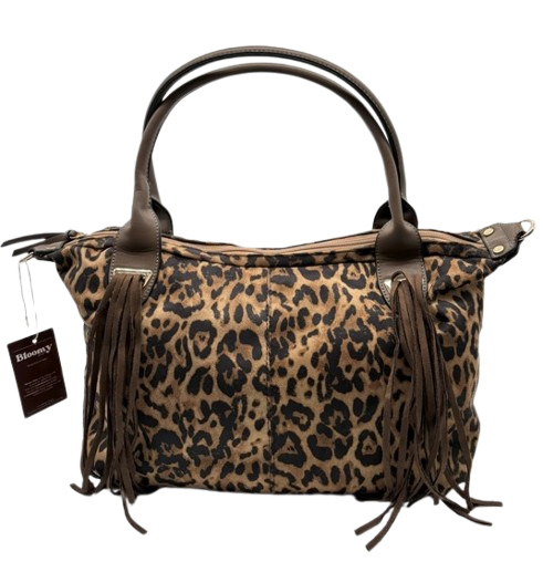 Sac de cours Bali avec motif léopard - anse et bandoulière inclus