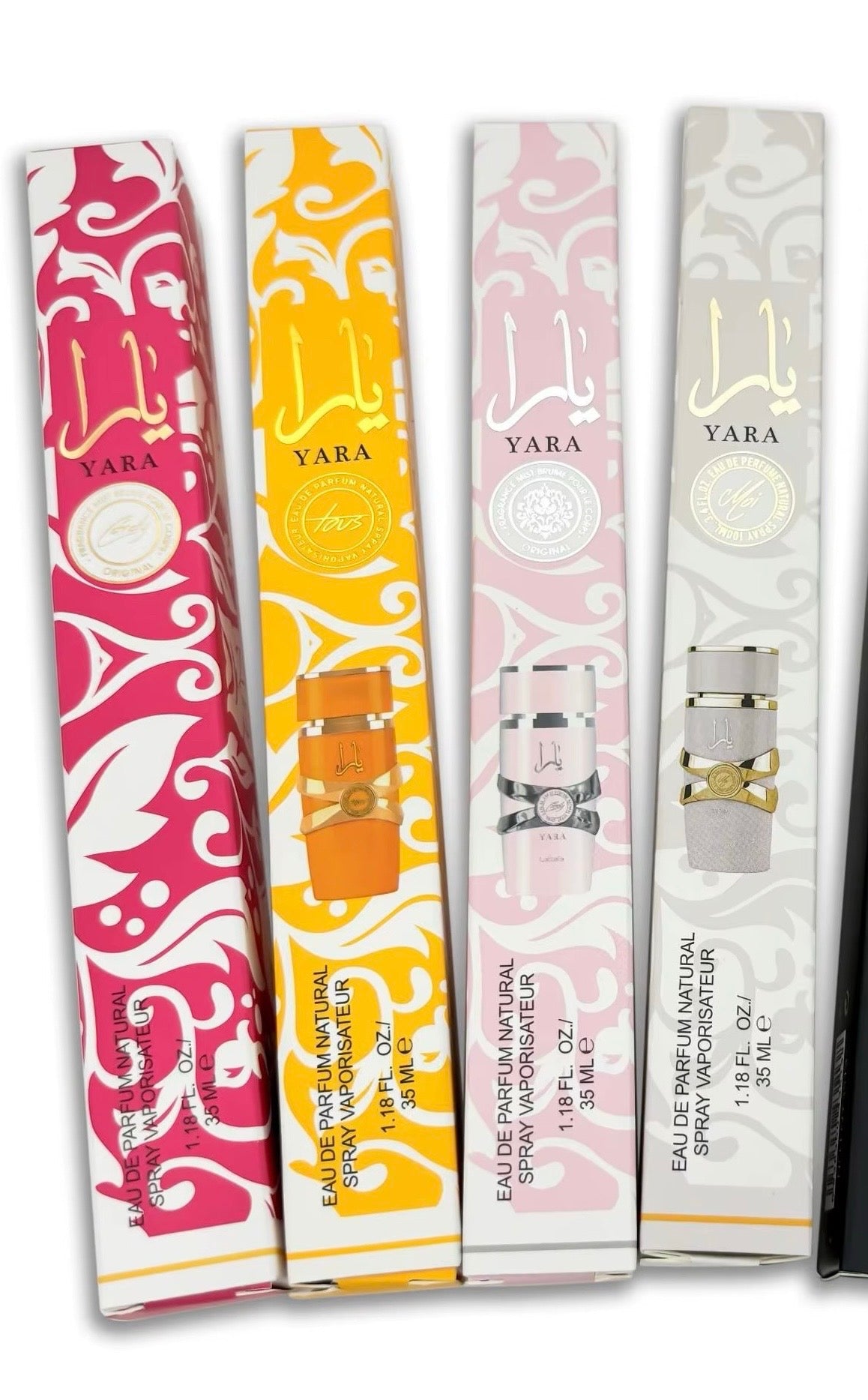 Caja de 4 perfumes Yara de 35 ml