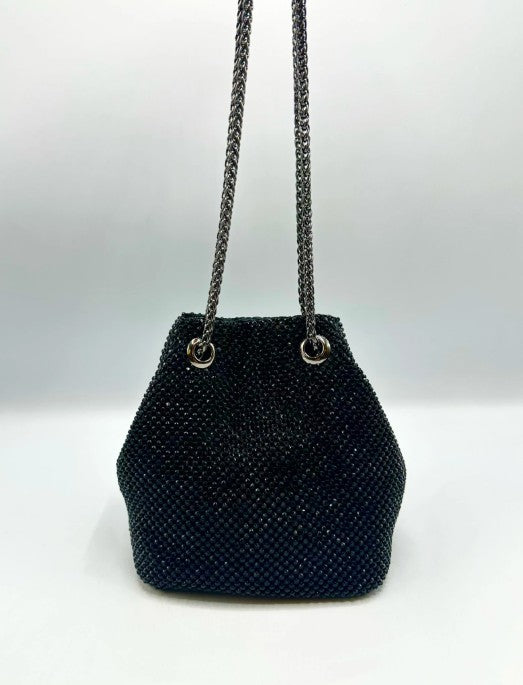Bolso de cubo con pedrería