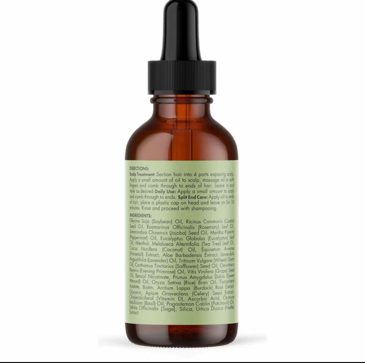 Aceite capilar de romero y menta con miel