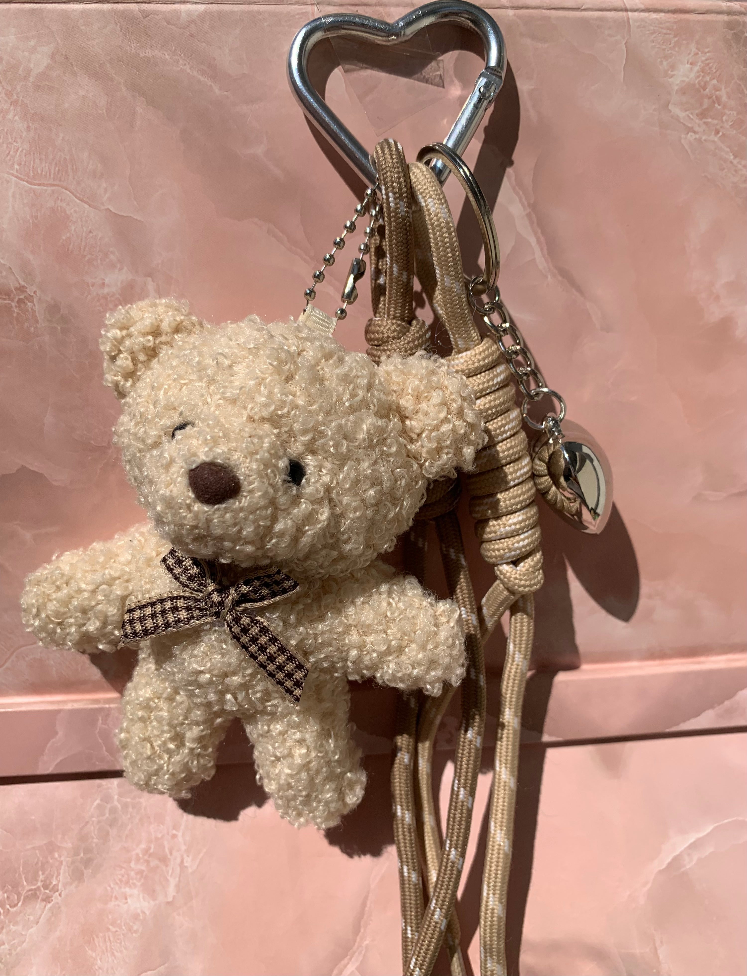 Dijes de bolso con forma de osito de peluche