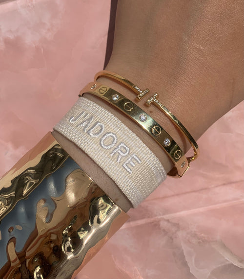 Me encanta la pulsera de tela