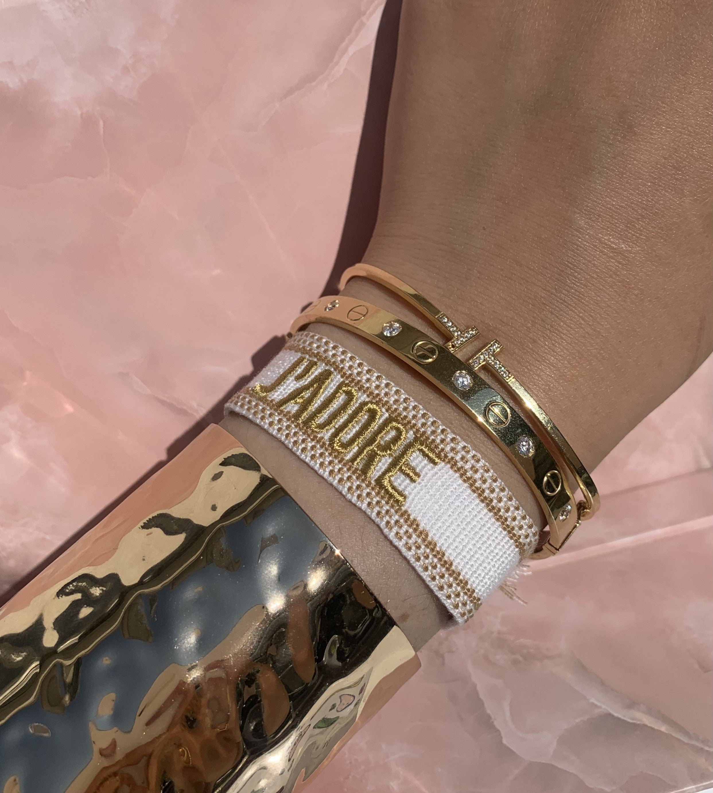 Me encanta la pulsera de tela