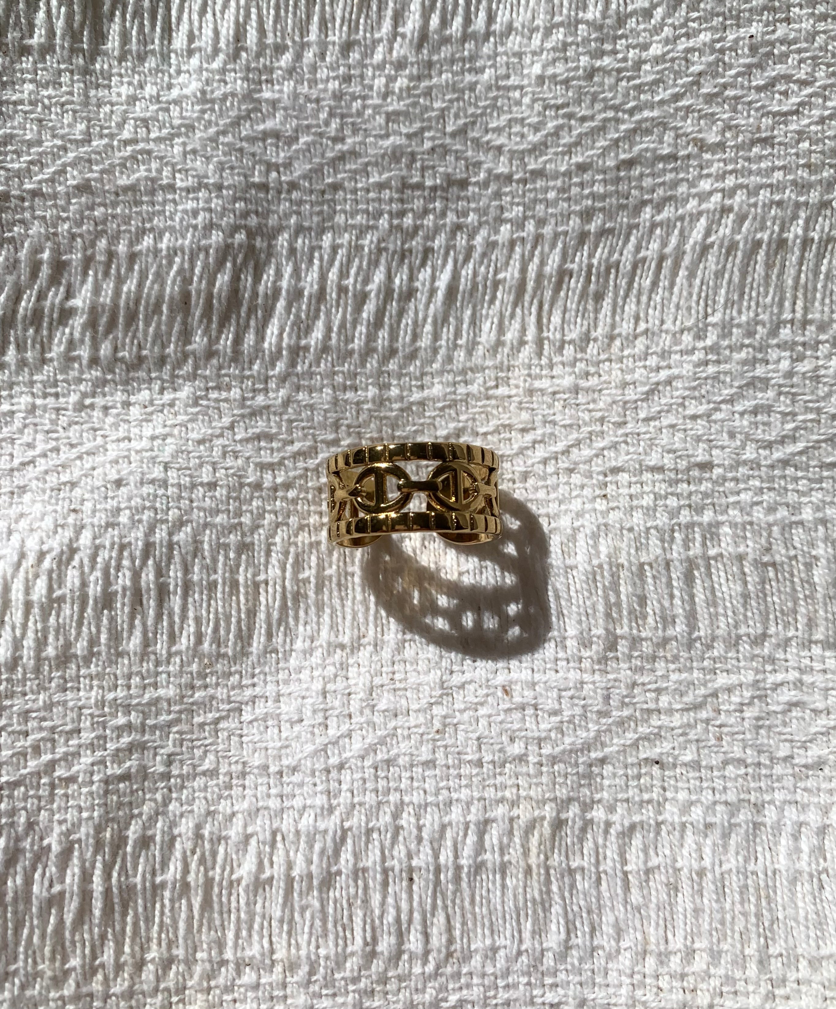 Anillo doble CD de acero inoxidable
